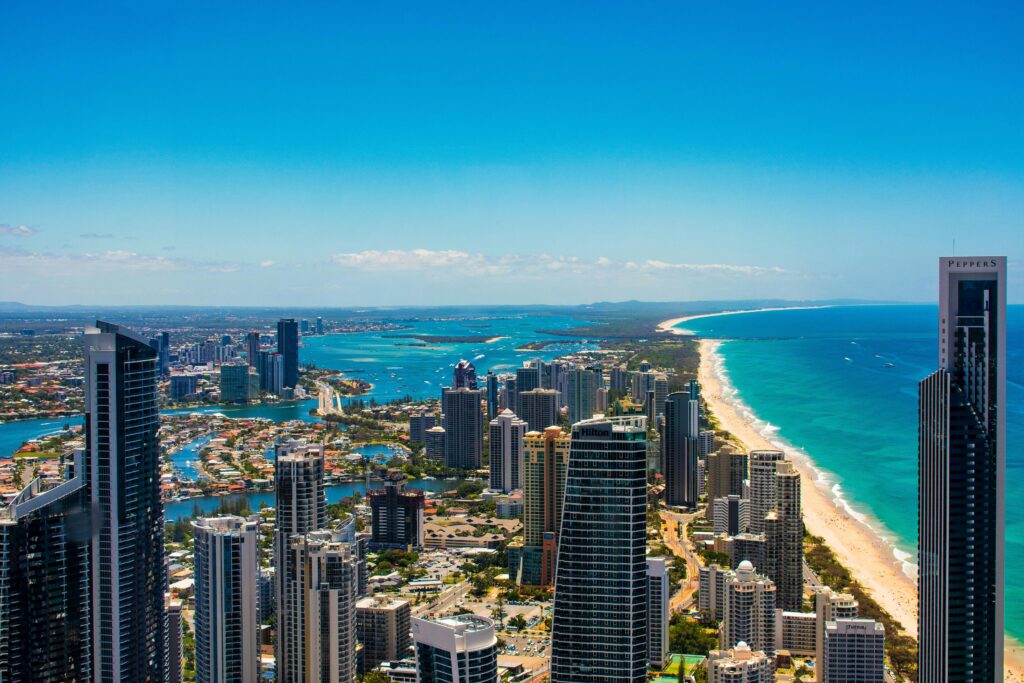 Drone Shot of the Gold Coast