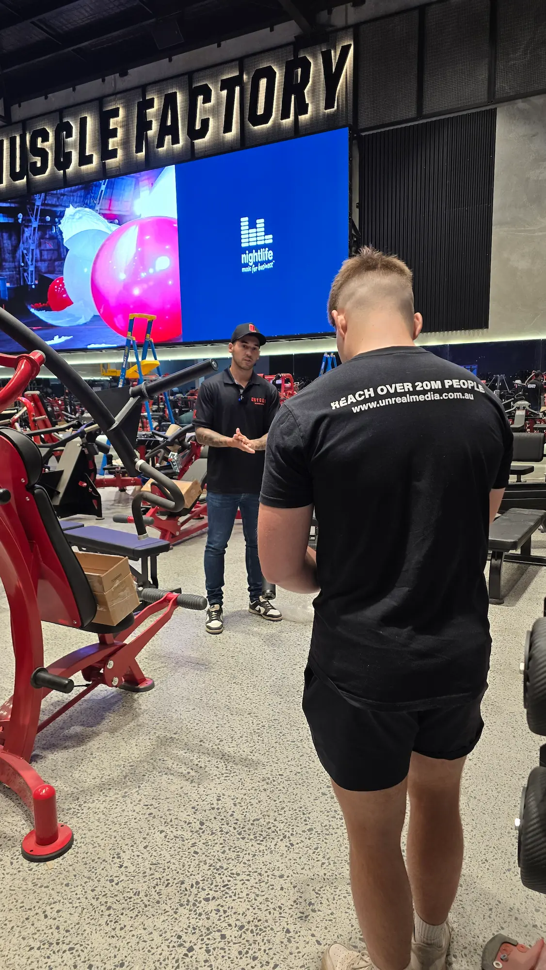 Unreal Media filming at Oxygen Gyms Brisbane