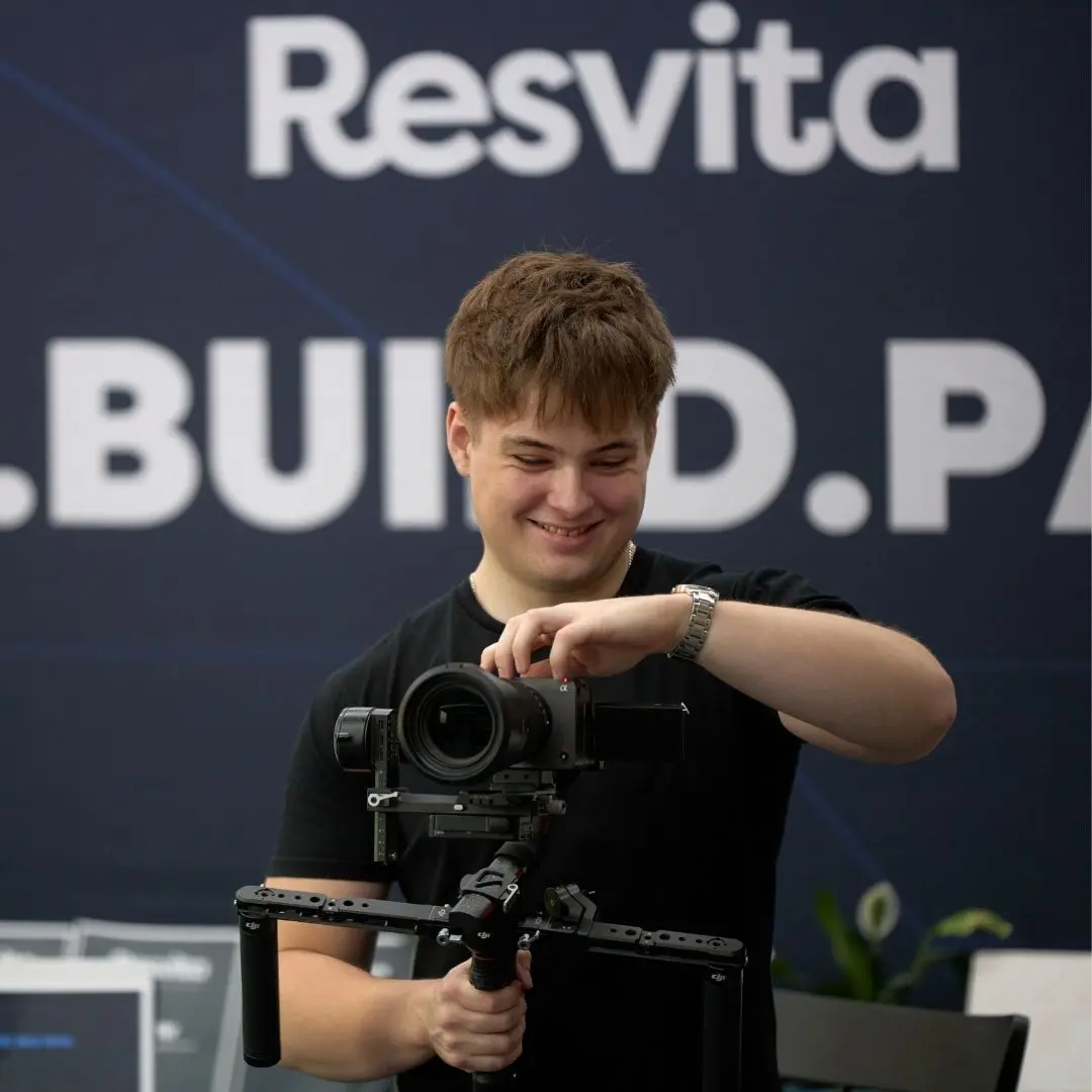 Event videographer filming conference in Brisbane